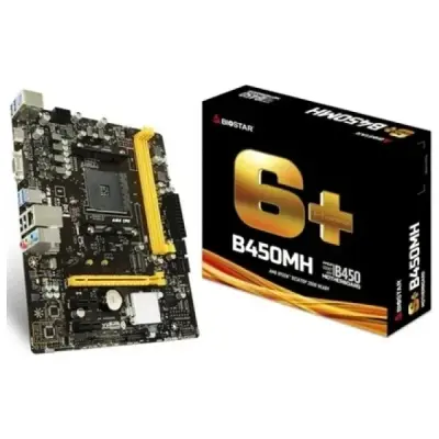 BİOSTAR B450MH DDR4 S+V+GL AM4 (MATX)