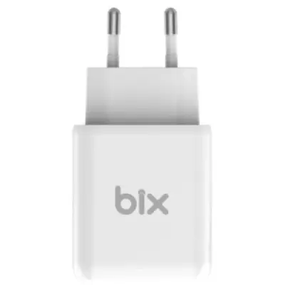 Bix ZH-2U41T 25W USB Type-C PD Çift Portlu Hızlı Şarj Cihazı Beyaz