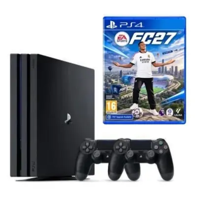 **TEŞHİR** SONY PS4 PRO 1TB 4K + 2.KOL + FC 27 BUNDLE PAKET