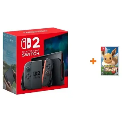 Nintendo Switch 2 Oyun Konsolu + Nintendo Switch Pokemon Lets Go Eevee! Oyun