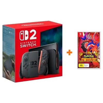 Nintendo Switch 2 Oyun Konsolu + Nintendo Switch Pokemon Scarlet Oyun