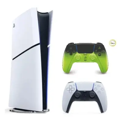 Sony Playstation 5 Slim Digital  + Sony DualSense Remix Green Kablosuz PS5 Oyun Kolu