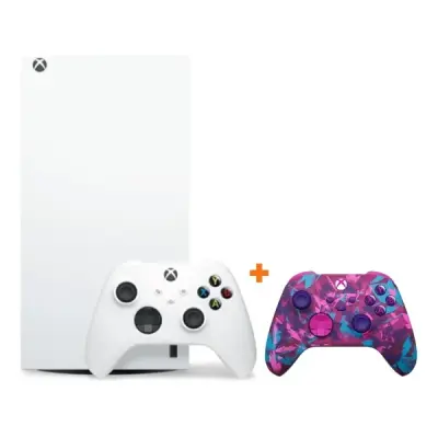 Xbox Series X Beyaz 1 TB SSD Digital Oyun Konsolu + Microsoft Xbox Series 9. Nesil Heart Breaker Special Edition 2.Kol