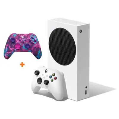 Microsoft Xbox Series S 512 GB SSD Beyaz Oyun Konsolu + Microsoft Xbox Series 9. Nesil Heart Breaker Special Edition 2.Kol
