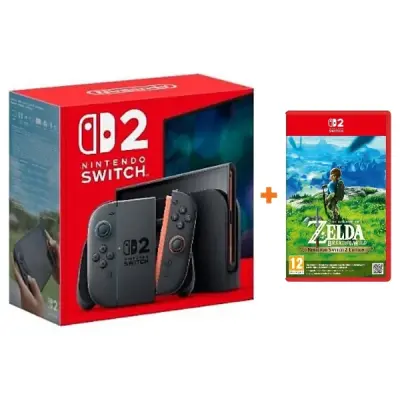 Nintendo Switch 2 Oyun Konsolu + The Legend of Zelda: Breath of the Wild Oyunu
