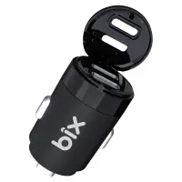 BXCC65C 65W Çift Portlu Type-C Araç Şarj Aleti iPhone & Android & Notebook Mini Araç içi Şarj Cihazı Siyah