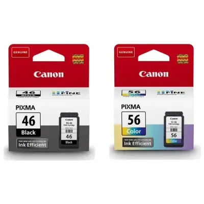 CANON PG-46-CL56 2Lİ KARTUŞ + 50 ADET FOTOĞRAF KAĞIDI