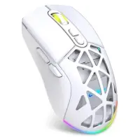 Claws Nexus Air V1 Beyaz RGB Optik Kablolu/Kablosuz Oyuncu Mouse
