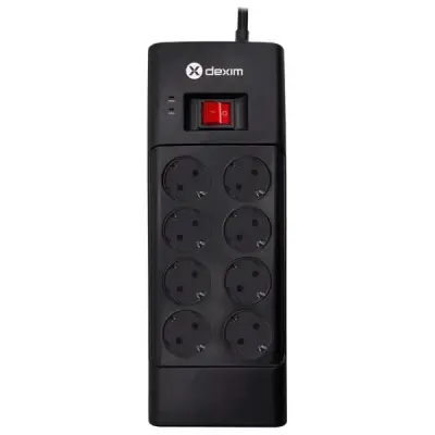 DEXİM SP08DG 8PORT AKIM KORUYUCU PRİZ