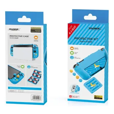DOBE SWITCH OLED PROTECTİON KİTİ MAVİ RENK
