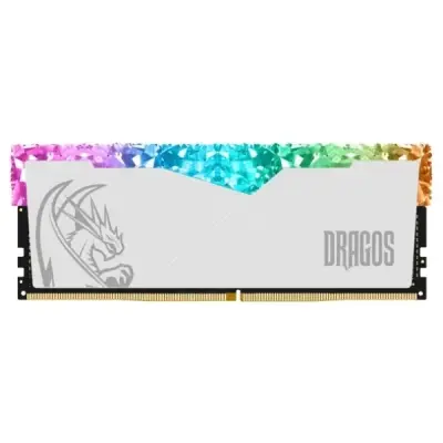 DRAGOS EDGEHORİZON N 8GB DDR4 3200MZ CL22 1.2V SOĞUTUCULU RGB RAM  BEYAZ RENK