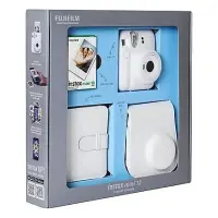 FUJIFILM Instax Mini 12 Bundle Box Anlık Fotoğraf Makinesi Kil Beyazı