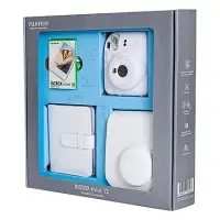 FUJIFILM Instax Mini 12 Bundle Box Anlık Fotoğraf Makinesi Kil Beyazı