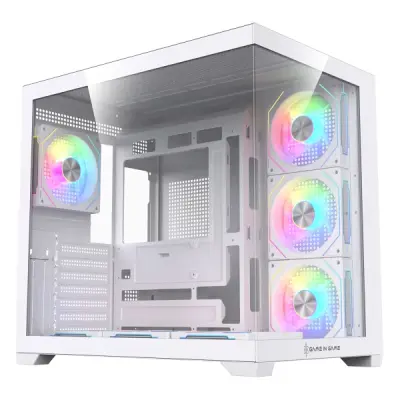 Game İn Game Dream Beyaz 7x12cm Argb Fanlı Akvaryum Kasa