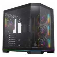 Game In Game Hexa Siyah 7x12cm Argb Fanlı ATX Gaming Akvaryum Kasa