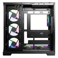 Game In Game Hexa Siyah 7x12cm Argb Fanlı ATX Gaming Akvaryum Kasa
