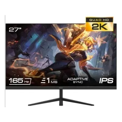 GAMEBOOSTER GB-2720FQHD 27" 165HZ 1MS IPS QHD 2XHDMI - 2XDP RGB FLAT GAMİNG MONİTÖR