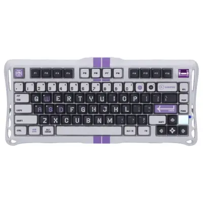 GravaStar Mercury V75 HE Gri RGB %75 TKL Magnetic Switch Kablolu Mekanik Oyuncu Klavyesi
