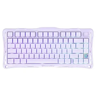 GravaStar Mercury V75 HE Mor RGB %75 TKL Magnetic Switch Kablolu Mekanik Oyuncu Klavyesi