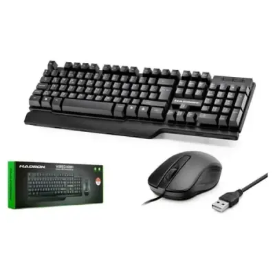 HADRON HD861 USB KABLOLU OYUNCU KLAVYE + MOUSE SET
