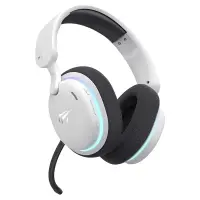 Havit Gamenote Fuxi-H7 Beyaz RGB USB Kablolu/Kablosuz Kulak Üstü Oyuncu Kulaklığı