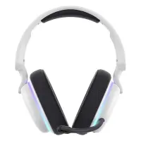 Havit Gamenote Fuxi-H7 Beyaz RGB USB Kablolu/Kablosuz Kulak Üstü Oyuncu Kulaklığı