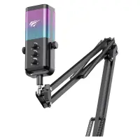 Havit Gamenote GK65 PRO RGB Yayıncı Mikrofon - Siyah