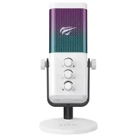 Havit GK65 RGB Profesyonel Beyaz Yayıncı Mikrofonu
