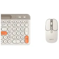 Havit KB835WB Bej Kablosuz Klavye Mouse Seti