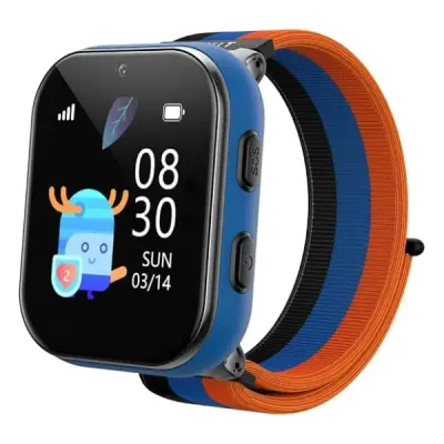 Havit KW15 GPS 4G Sim Kartlı Çocuk Saati - Değiştirebilir 3 Adet Çerçeve - Siyah