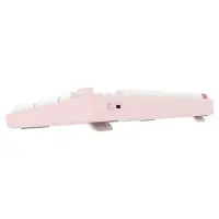 Hawk Gaming HK258 Beyaz-Pembe RGB Membrane Switch Kablolu/Kablosuz Oyuncu Klavyesi