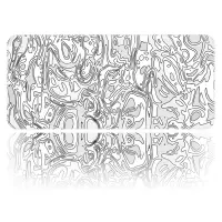 Helixsun Mousepad 90x40 XXL Desenli