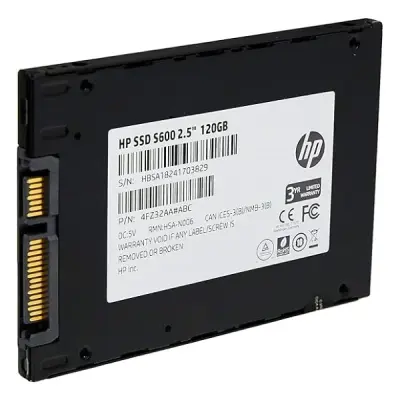 HP S600 120GB 520/500MB/S SATA III 3D NAND 2.5'' SSD 4FZ32AA