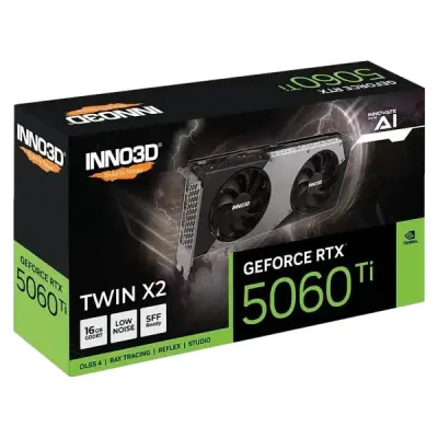 INNO3D GeForce RTX 5060 TI TWIN X2 16GB GDDR7 128Bit DLSS 4 Ekran Kartı