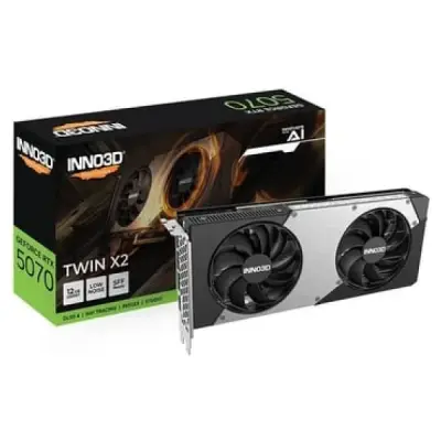 Inno3D GeForce RTX5070 Twin x2 12GB 192Bit GDDR7 Ekran Kartı N50702-12D7-195064N