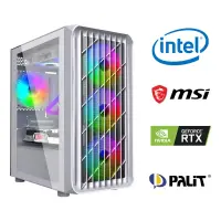 İNTEL İ5 12400F+32GB RAM+1TB M2+RTX 5060Tİ OYUNCU BİLGİSAYARI BEYAZ