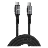 Juo 60W USB Type-C to Type-C Örgülü PD Hızlı Şarj ve Data Kablosu 1 Metre