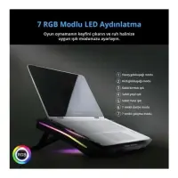 Juo GT RGB 2 Fanlı 10"-18" Laptop Soğutucu