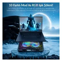 Juo Odin RGB 2 Fanlı USB 2.0 12"-17" Laptop Soğutucu