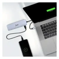 Juo Type-C 2xHDMI Dual MST 4K 60Hz Gigabit Ethernet Dönüştürücü 100W USB 3.2 Çoklayıcı Hub