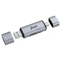 Juo USB 3.2 Type-C ve USB-A OTG SD / Micro SD Hafıza Kart Okuyucu