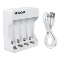 Kodak KD-29490 4'lü Type-C Otomatik Hızlı Pil Şarj Aleti