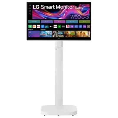 LG 31.5SWİNG 32U889SA-W 5MS 4K UHD IPS TEKERLEKLİ STANDLI DOKUNMATİK MONİTÖR