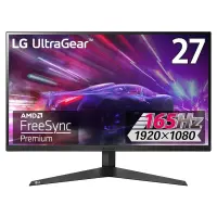 LG ULTRAGEAR 27'' 1MS 165HZ (HDMI+DİSPLAY) AMD FREESYNC PREMİUM VA PANEL FHD GAMİNG MONİTÖR 27GQ50F-B