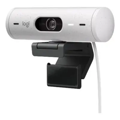 LOGITECH BRIO 500 FULL HD 1080P MİKROFONLU WEB KAMERASI - BEYAZ