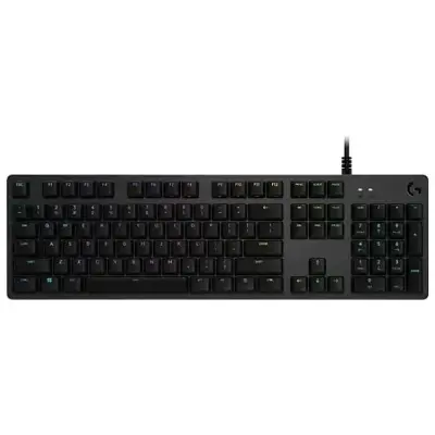 LOGITECH G G512 LIGHTSYNC RGB GX BLUE CLİCKY ARKADAN AYDINLATMALI MEKANİK KABLOLU TÜRKÇE Q OYUNCU KLAVYESİ - SİYAH