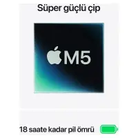MacBook Air M5 16 GB 1 TB SSD 13.6" MDHC4TU/A Yıldız Işığı