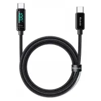 MCDODO CA-8820 100W TYPE-C TO TYPE-C PD DİJİTAL EKRANLI DATA-ŞARJ KABLOSU 5A 1.2M-SİYAH