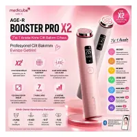 Medicube Age-R Booster Pro X2 7'si 1 Arada Pembe Kore Cilt Bakım Cihazı