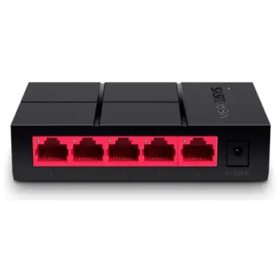 MERCUSYS MS105G 5-PORT 10/100/1,000 MBPS DESKTOP KABLOLU SWITCH SİYAH